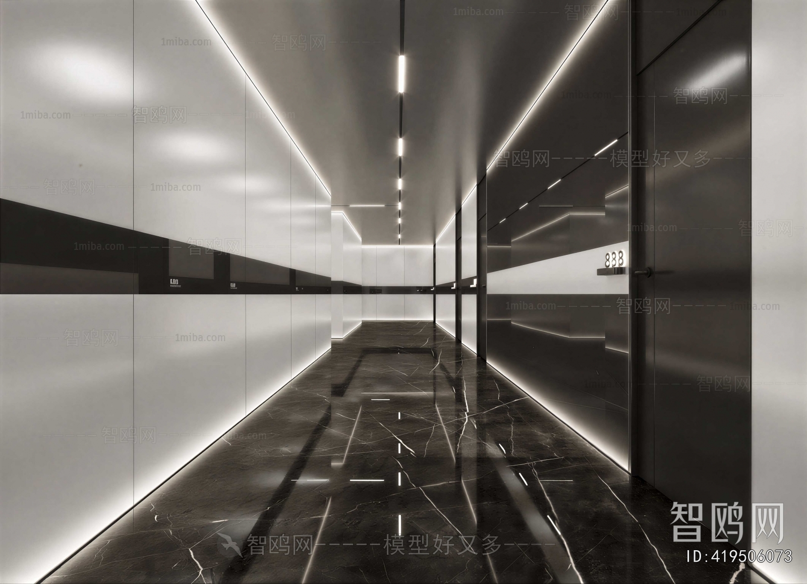 Modern Office Aisle