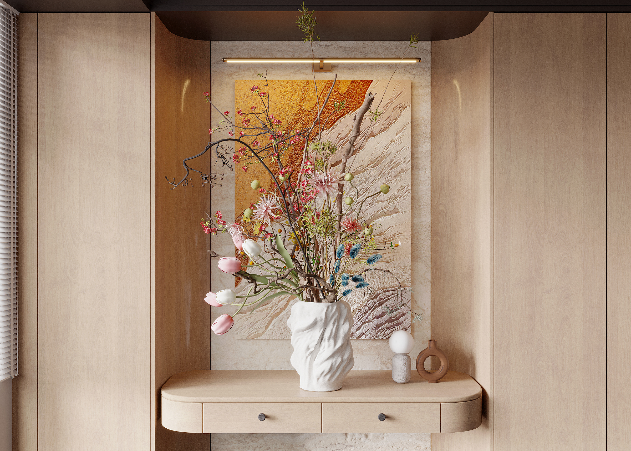 现代花瓶花艺-3279152