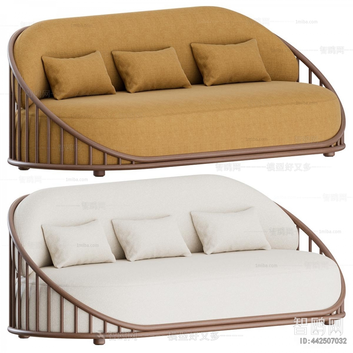 Modern Three-seat Sofa