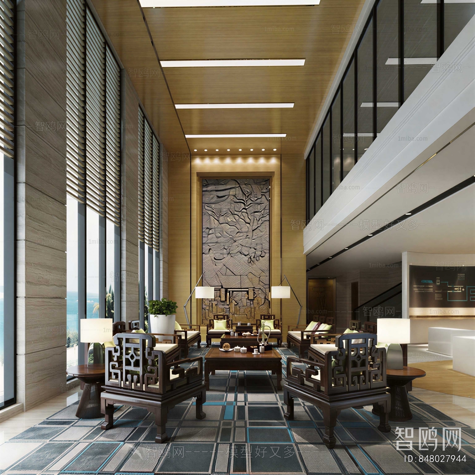 New Chinese Style Dining Room