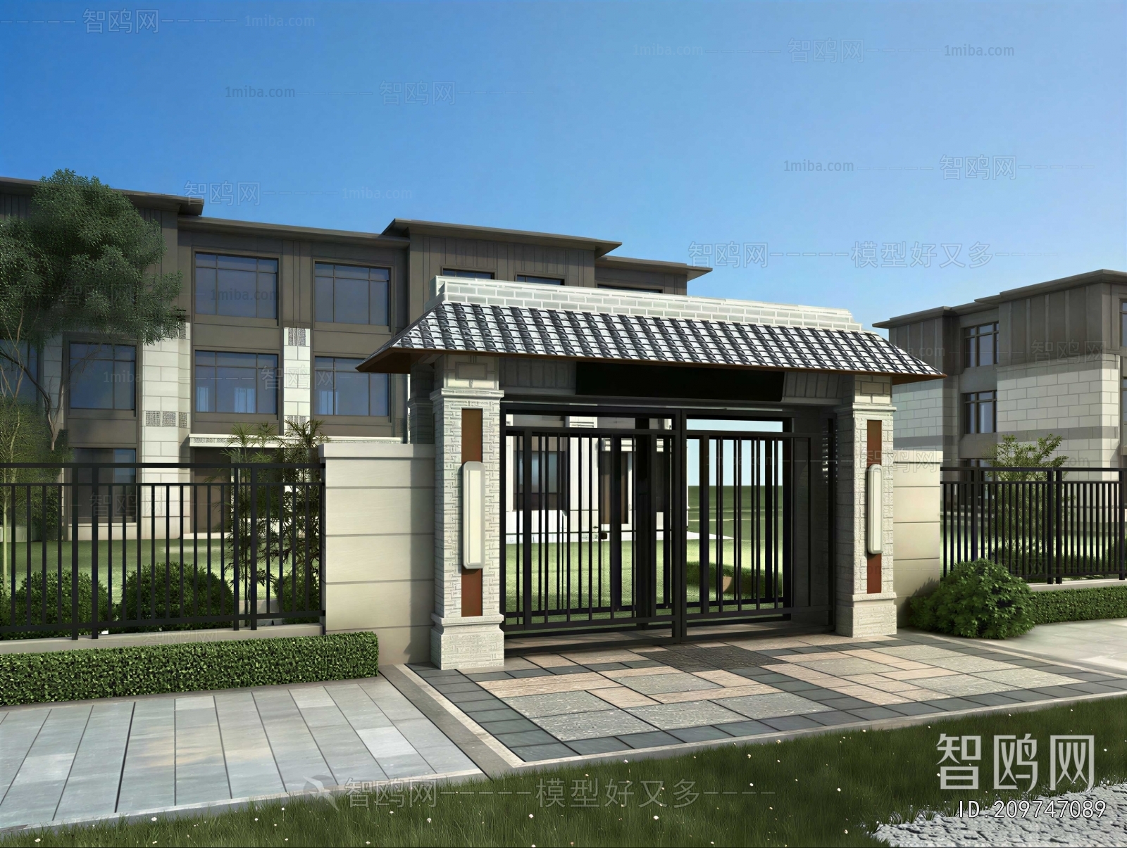 New Chinese Style Gate