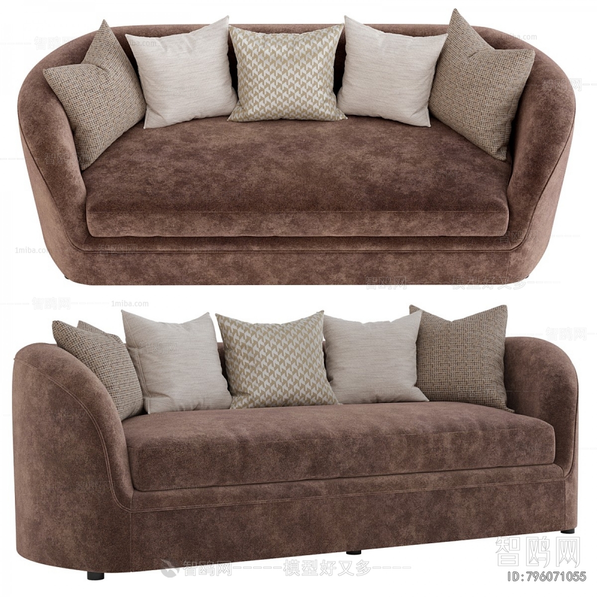 Modern Three-seat Sofa