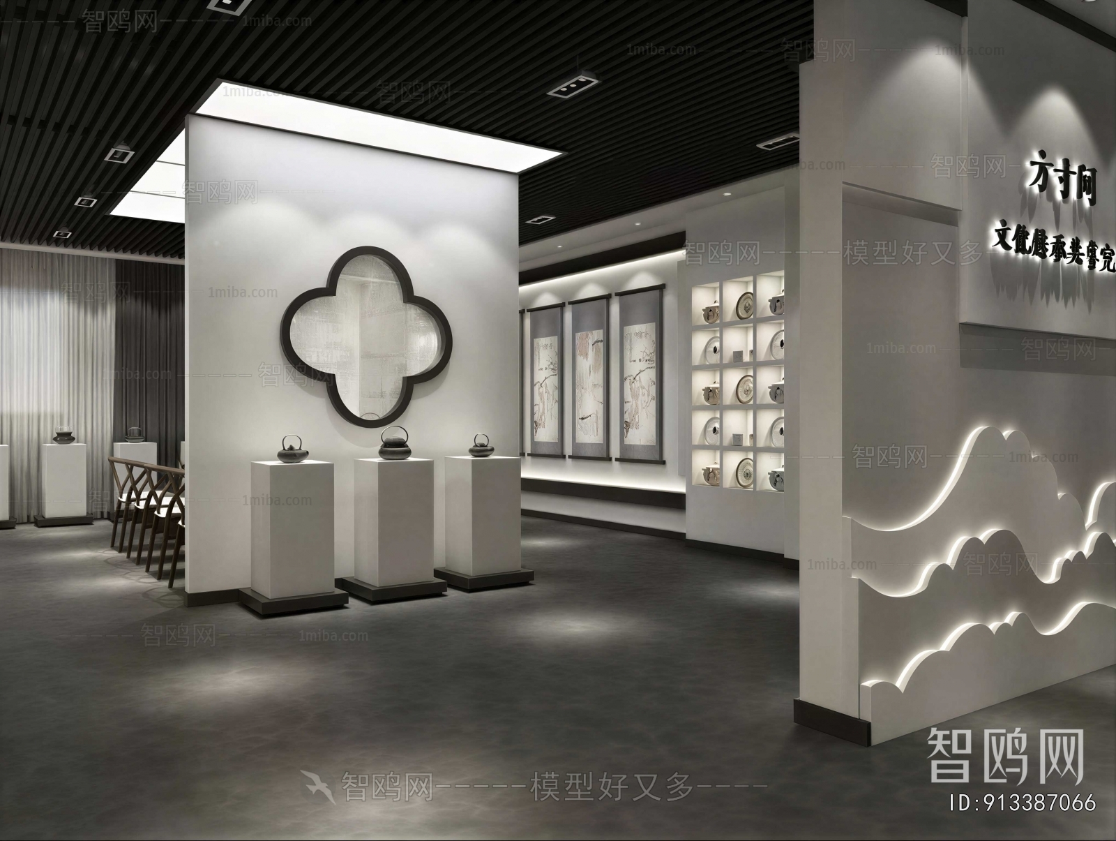 New Chinese Style Exhibition Hall