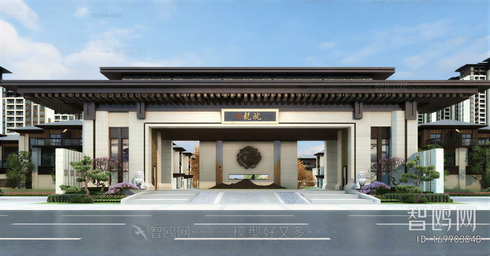 New Chinese Style Facade Element
