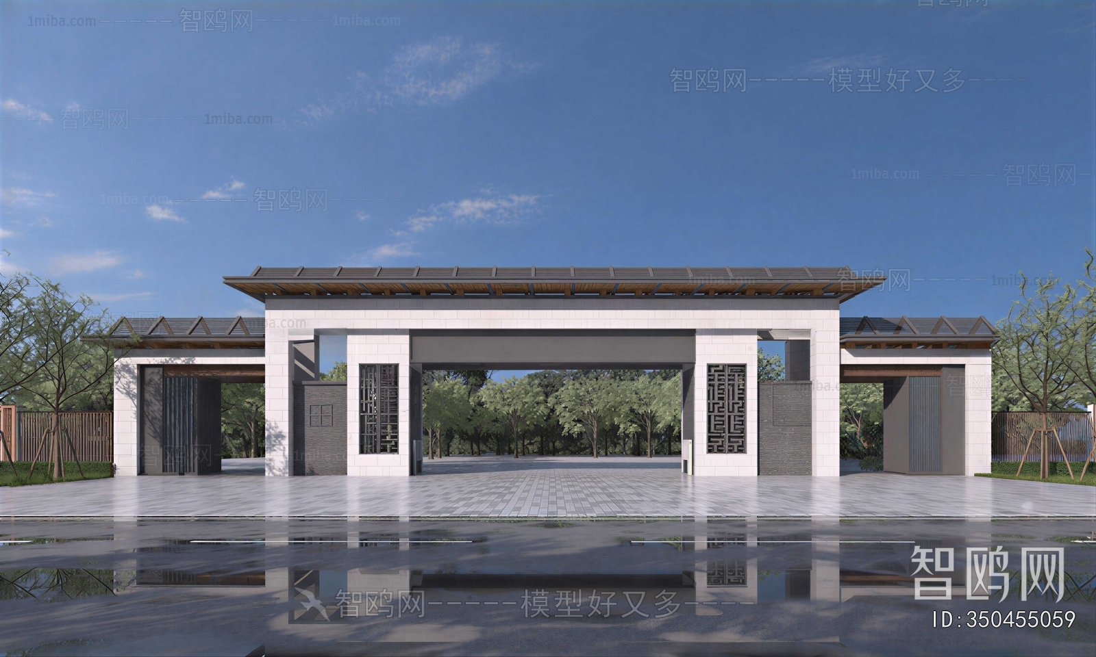 New Chinese Style Facade Element