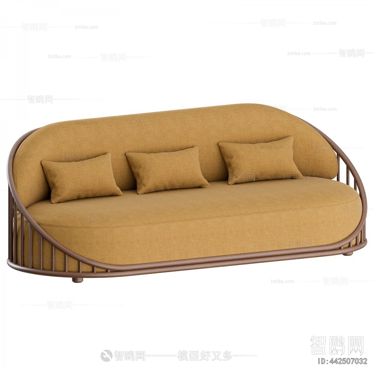 Modern Three-seat Sofa