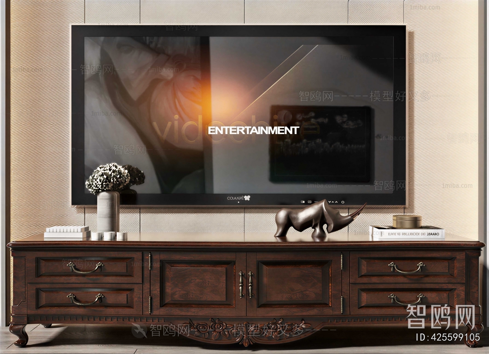 Chinese Style TV Cabinet