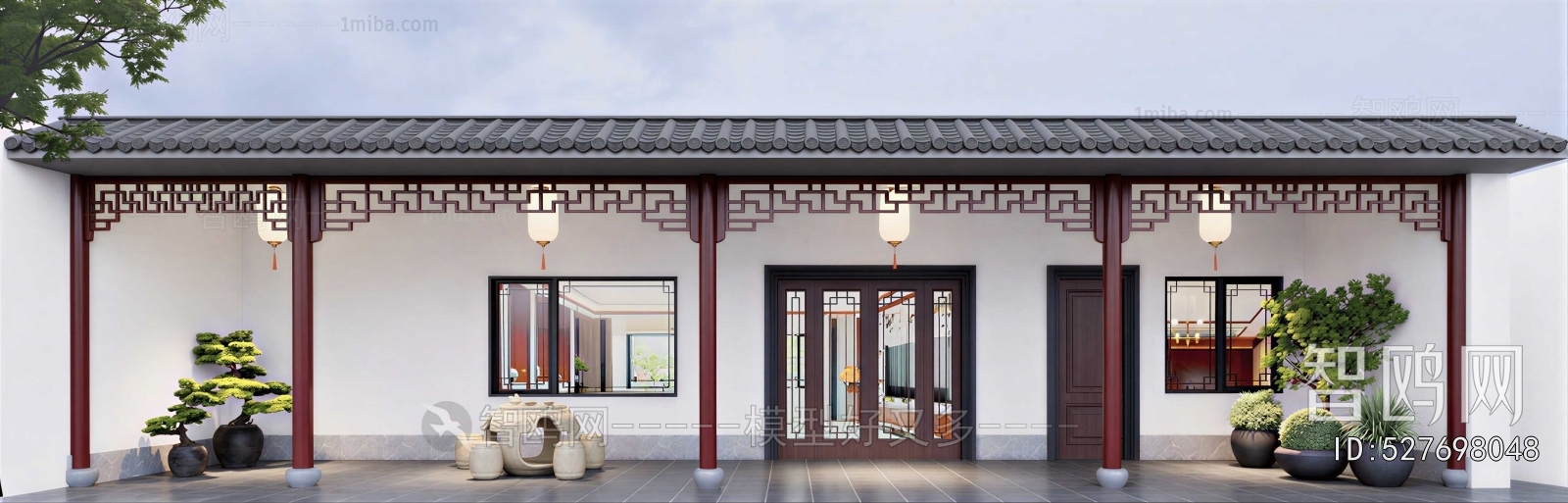 New Chinese Style Gallery Frame