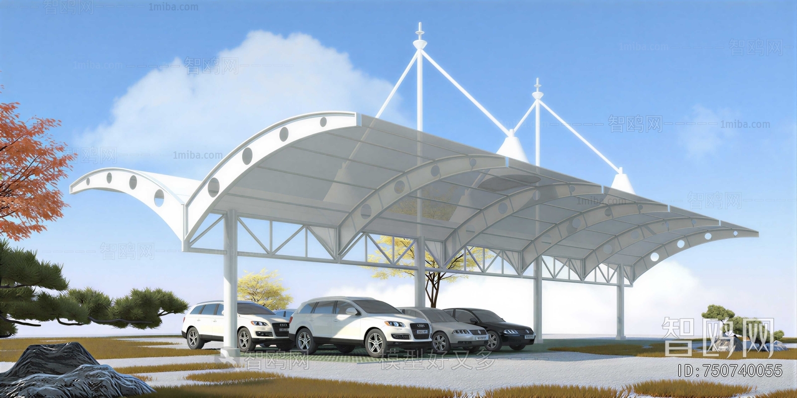 Modern Sunshade/Canopy/Tensioning Film