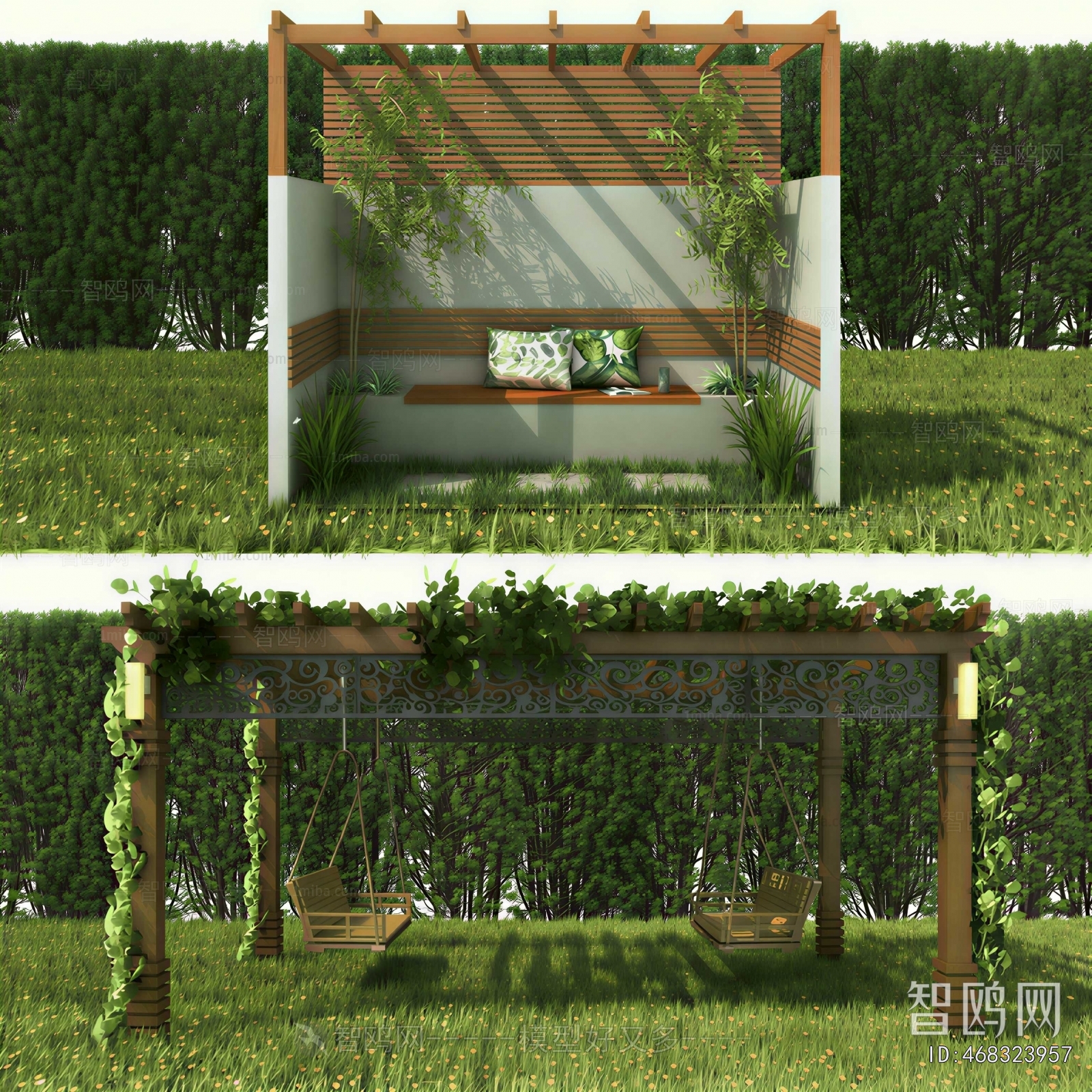 Modern Courtyard/landscape