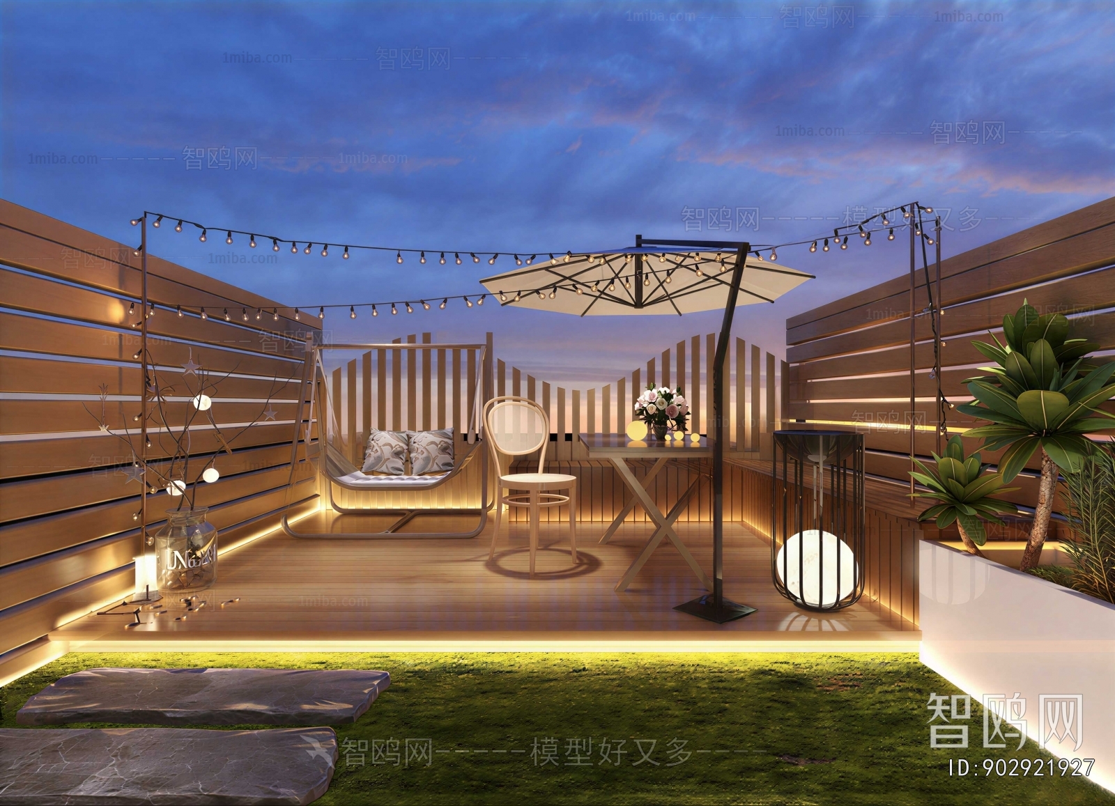 New Chinese Style Terrace