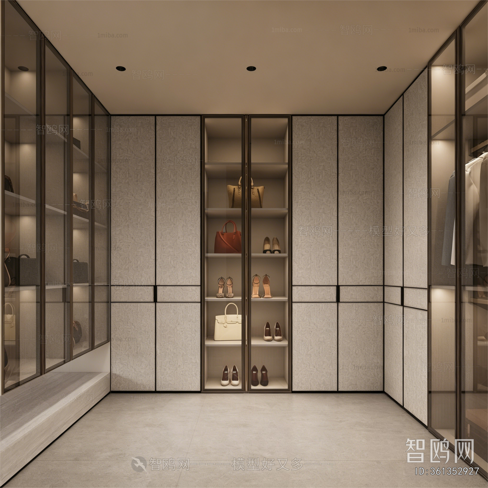 Modern Clothes Storage Area