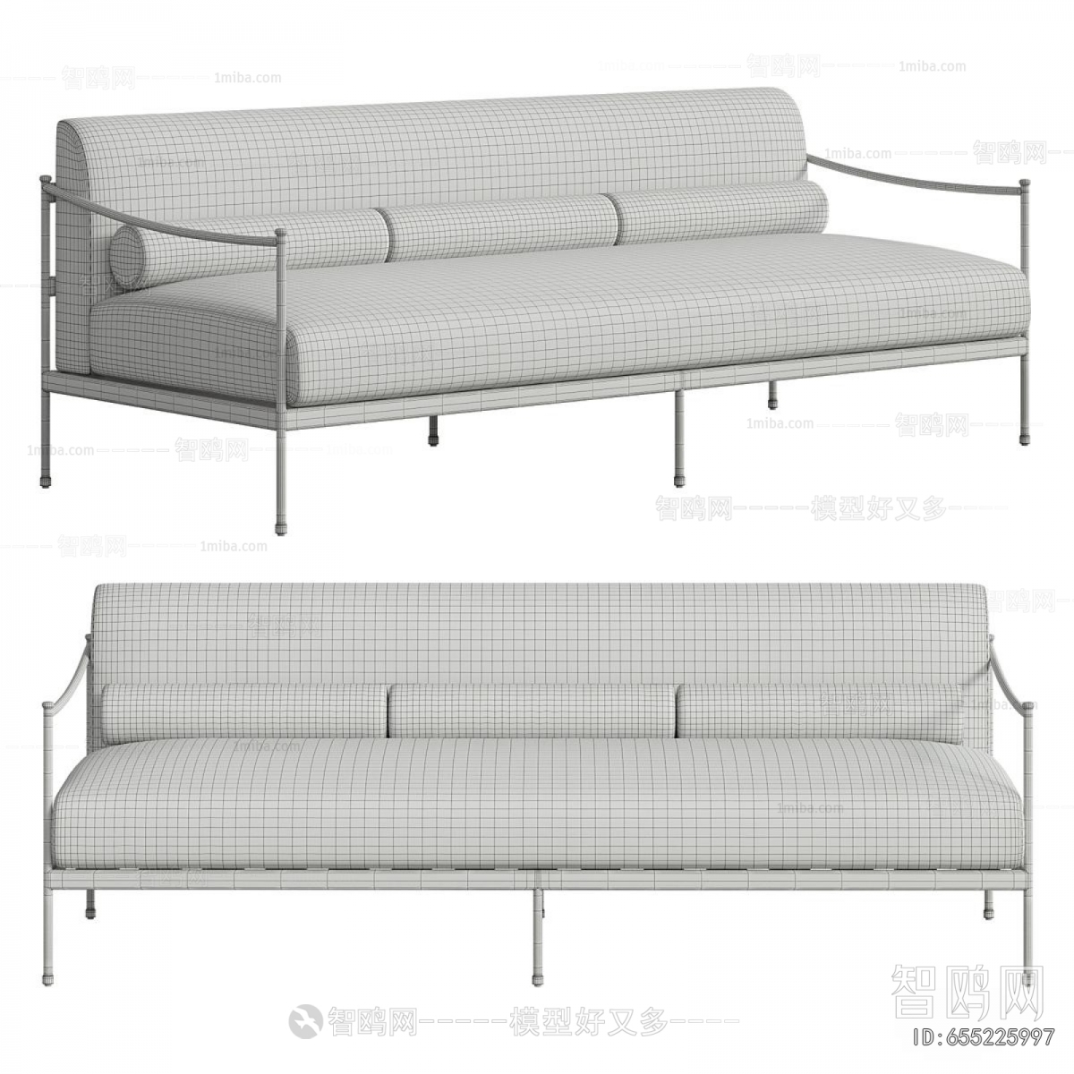 Modern Three-seat Sofa