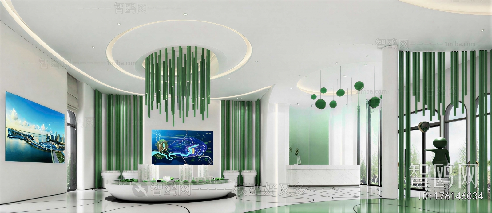 Modern Real Estate Sales Office