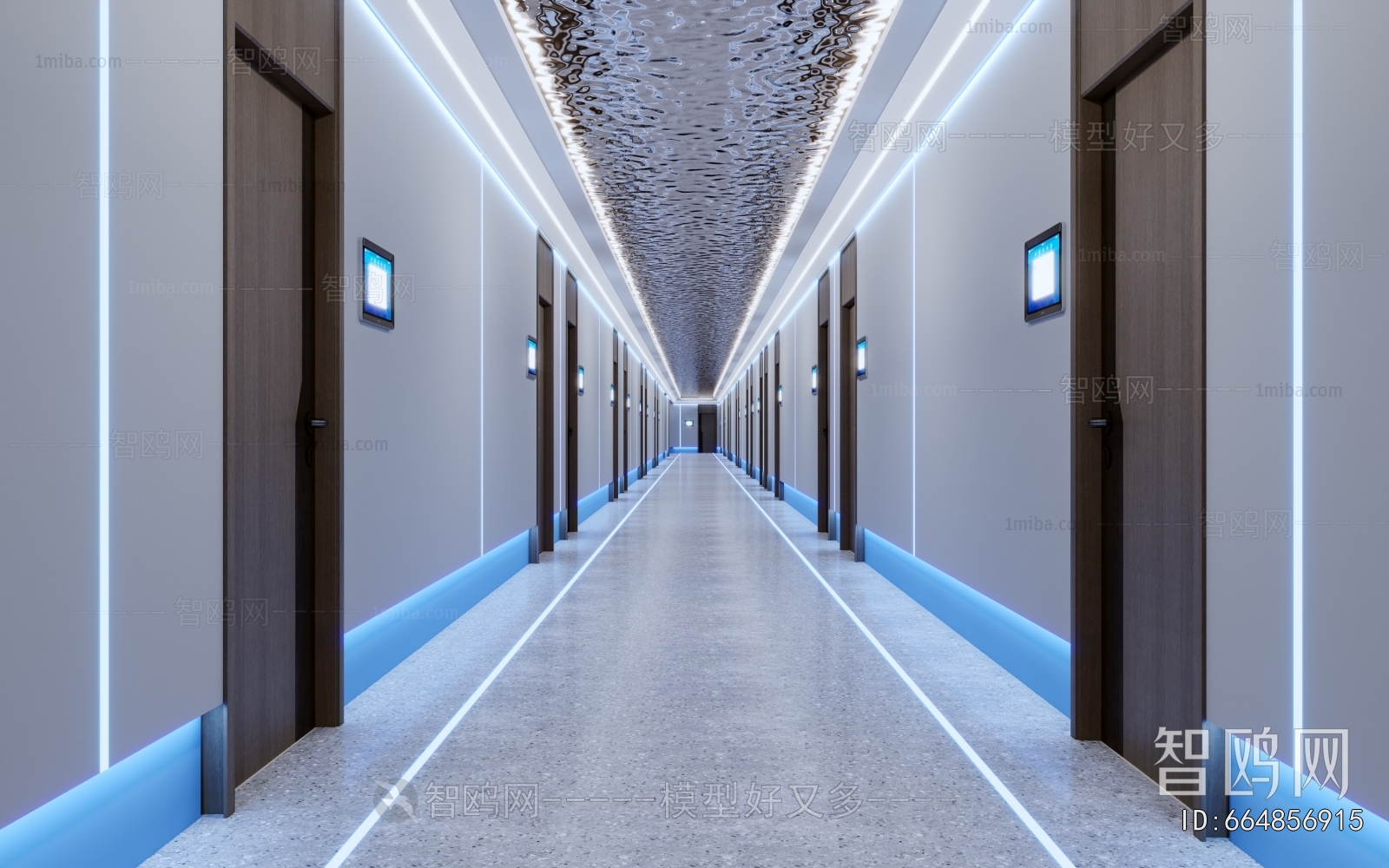Modern Office Aisle