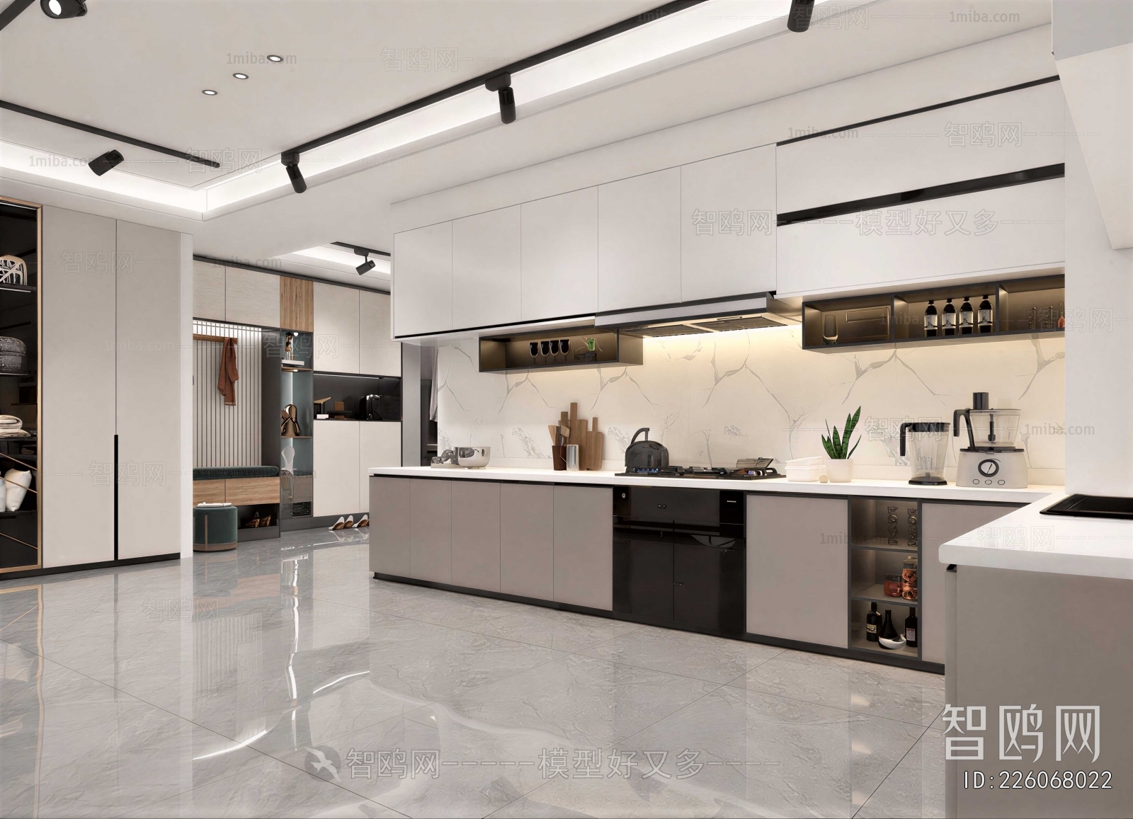 Modern Open Kitchen