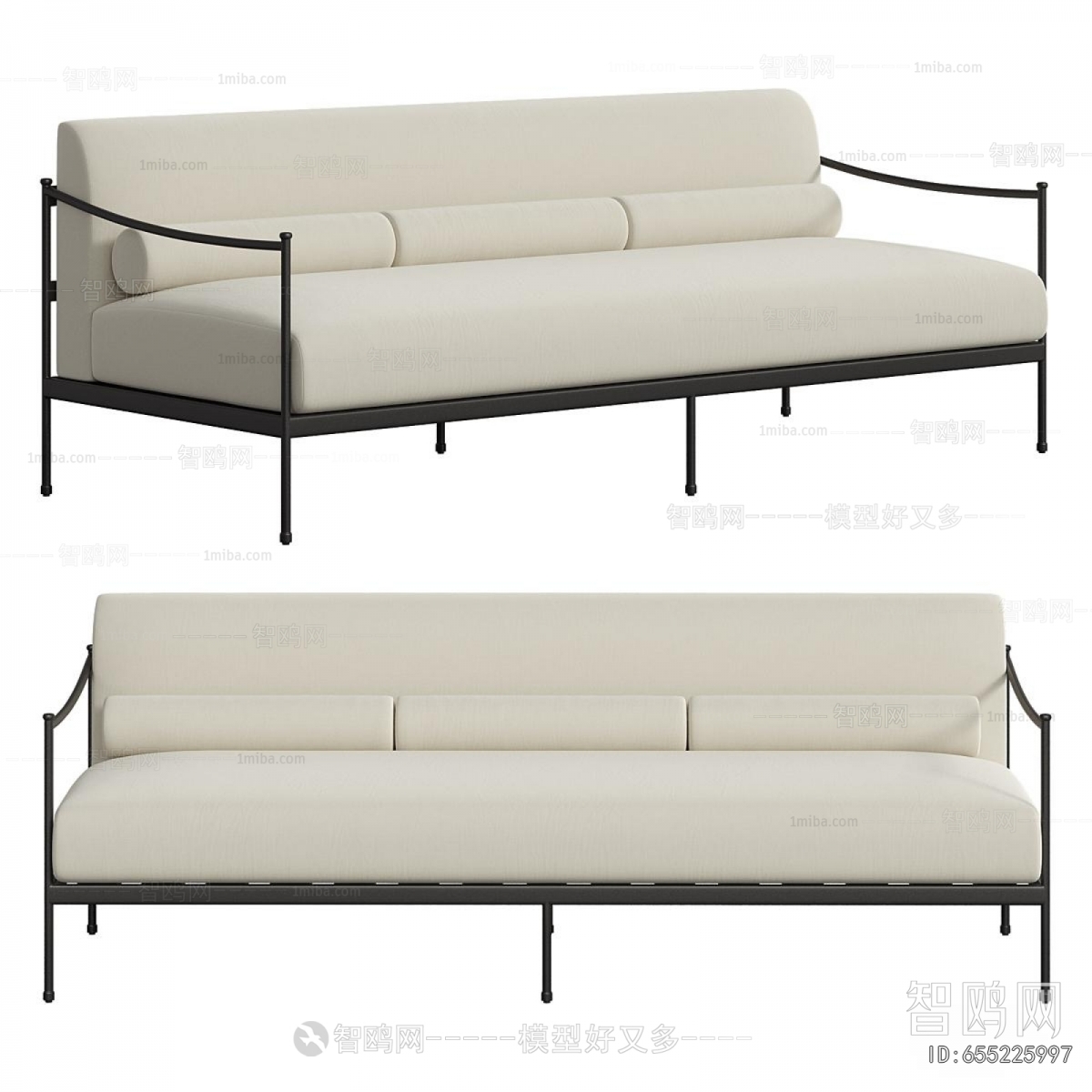 Modern Three-seat Sofa