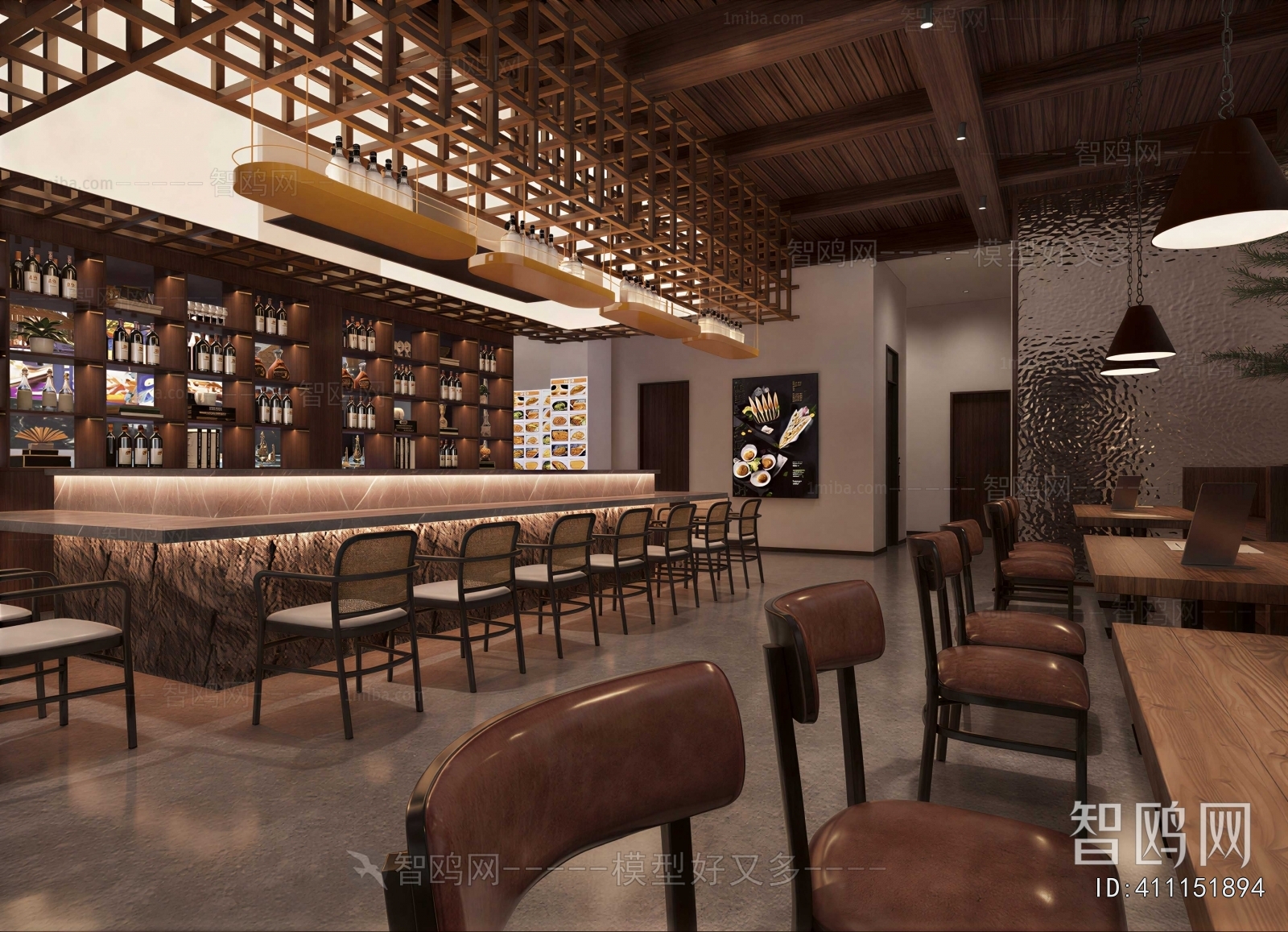 Modern Barbecue Restaurant