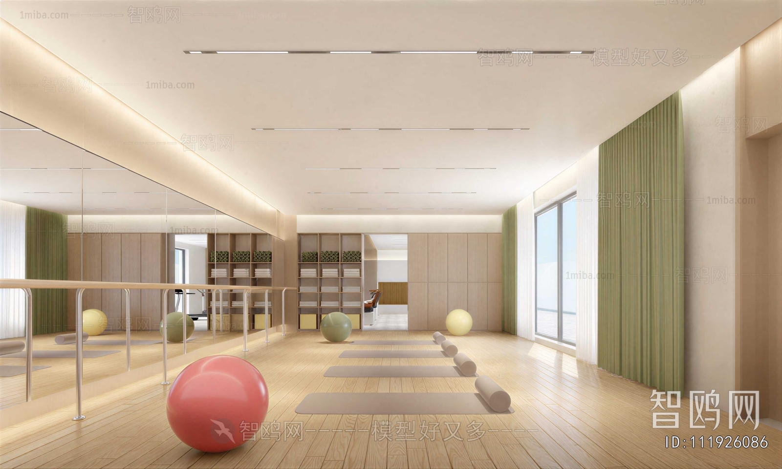 Modern Yoga Room
