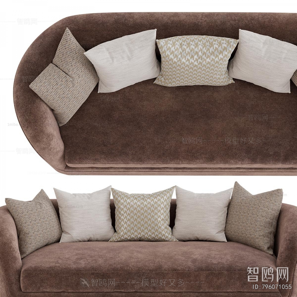 Modern Three-seat Sofa