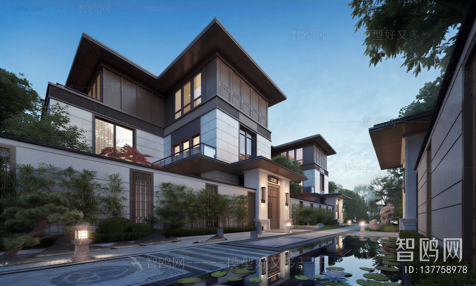 New Chinese Style Detached Villa