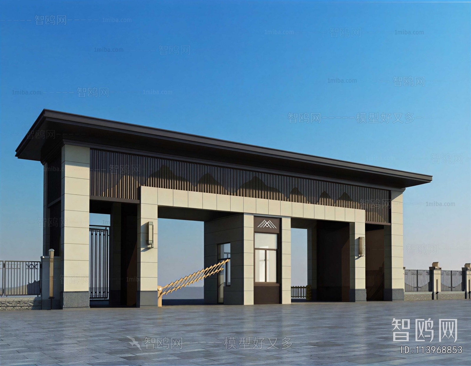 New Chinese Style Gate