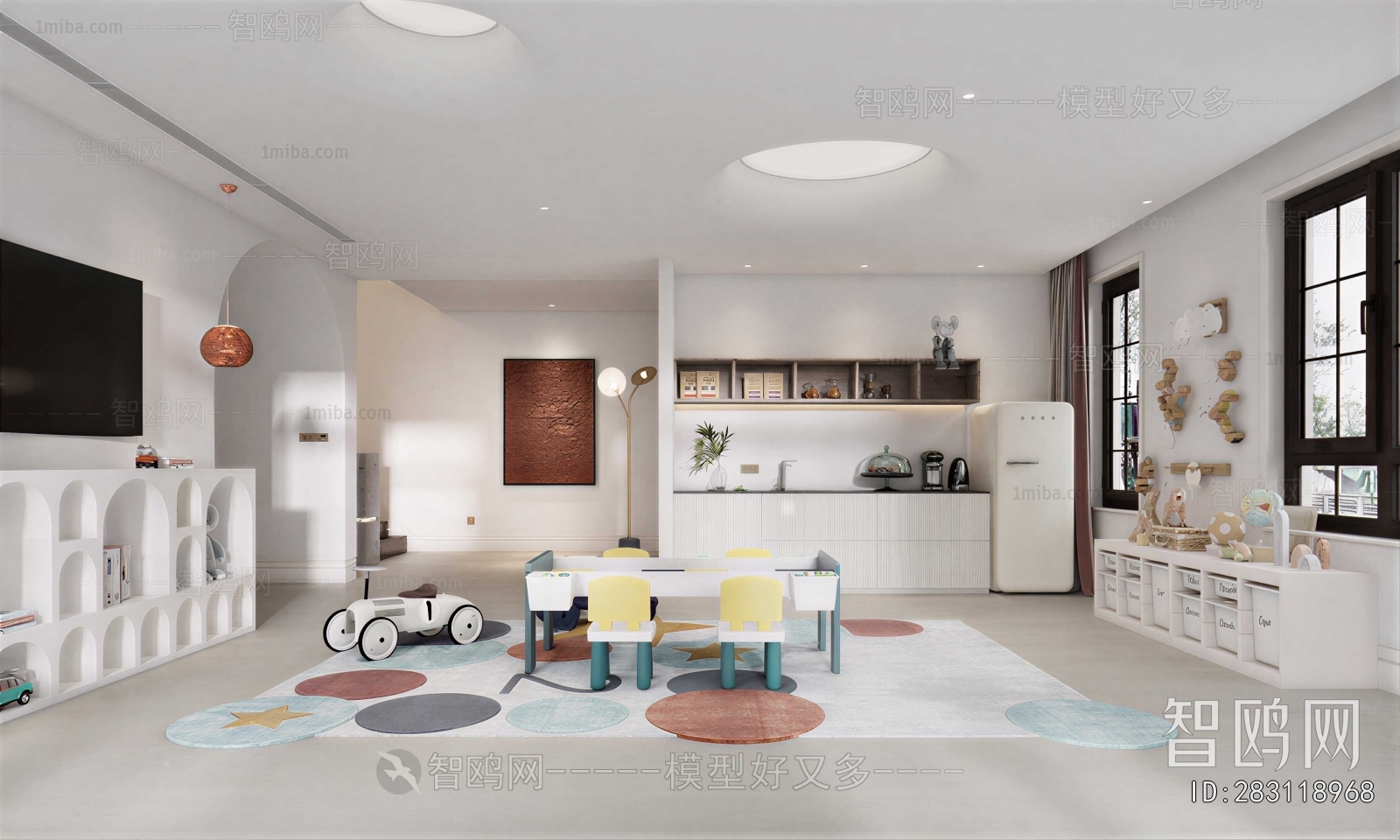 Modern Children's Playroom