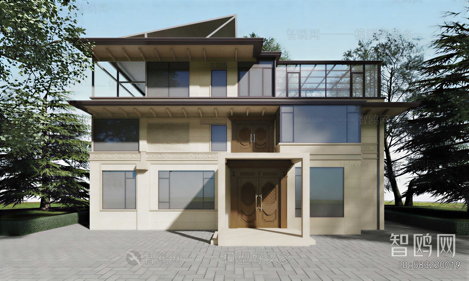 Modern Courtyard/landscape