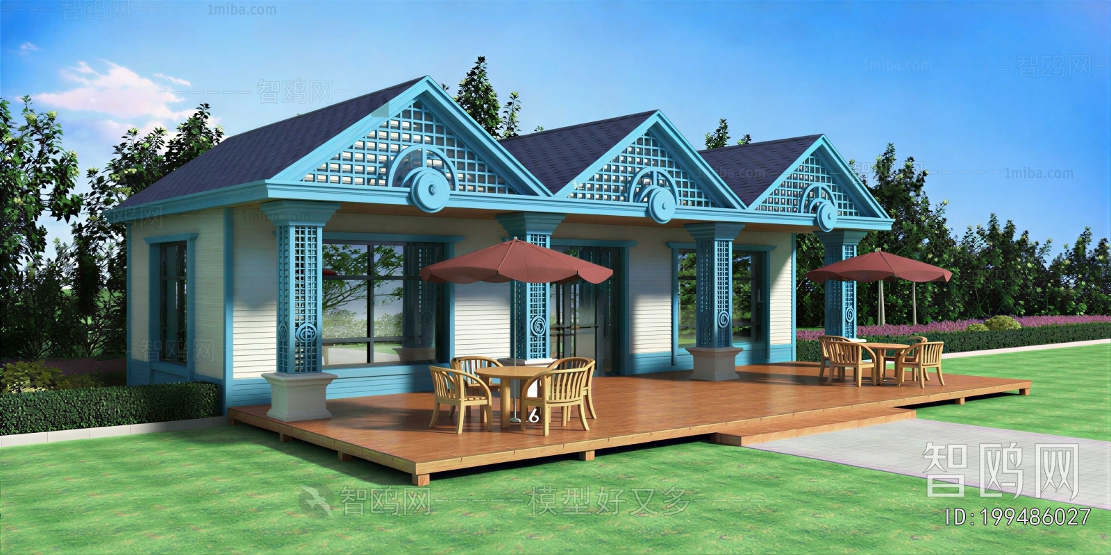 New Chinese Style Public Building