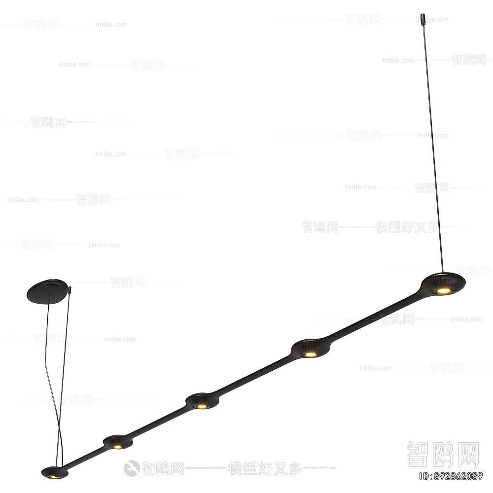 Modern Long Chandelier