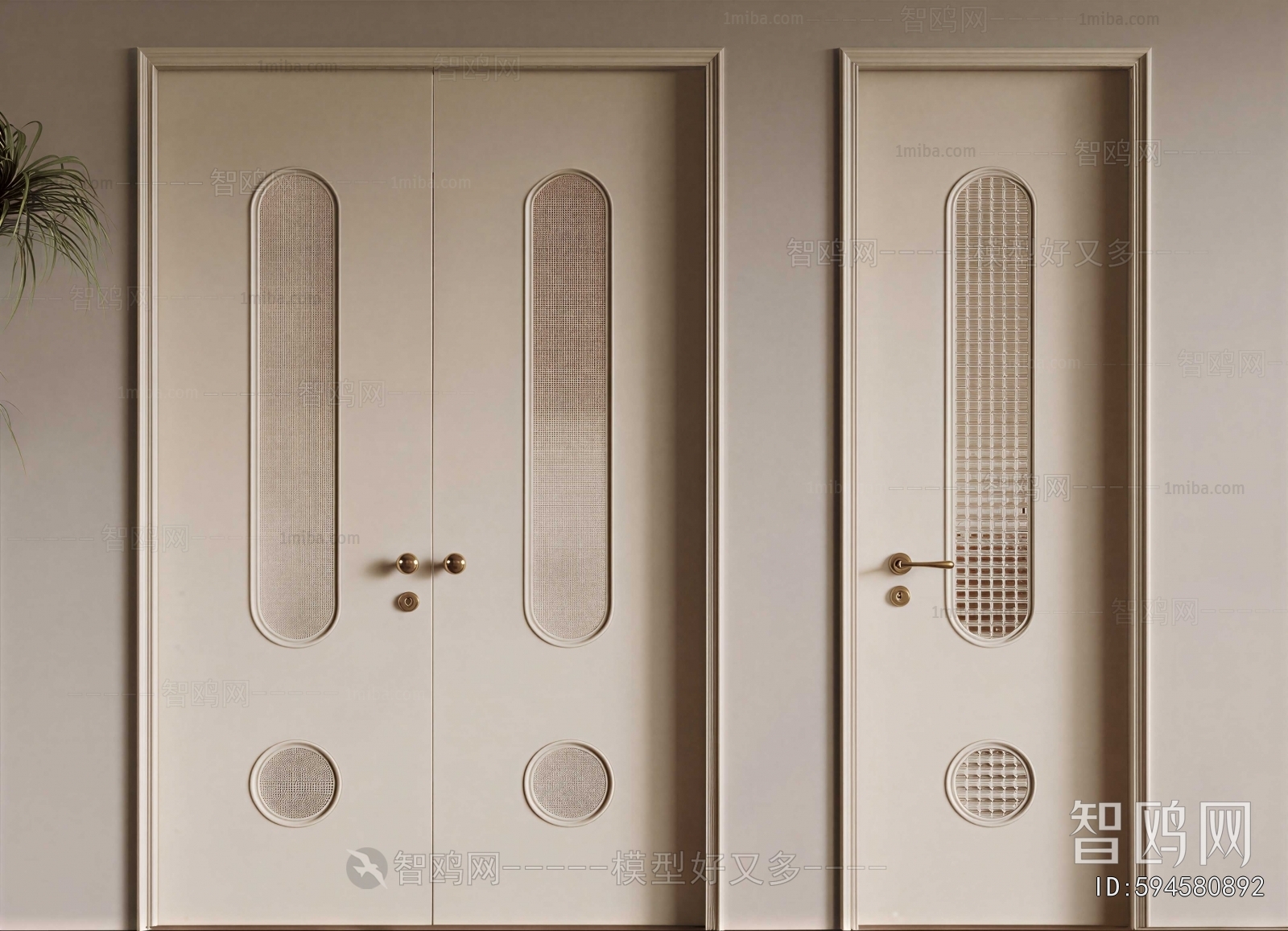 Modern Single Door