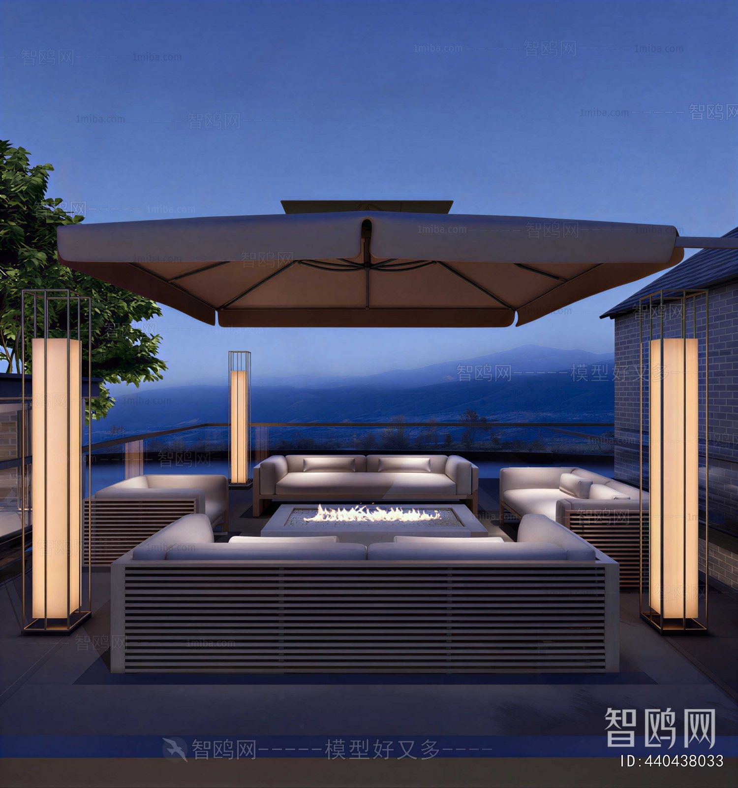 Modern Courtyard/landscape
