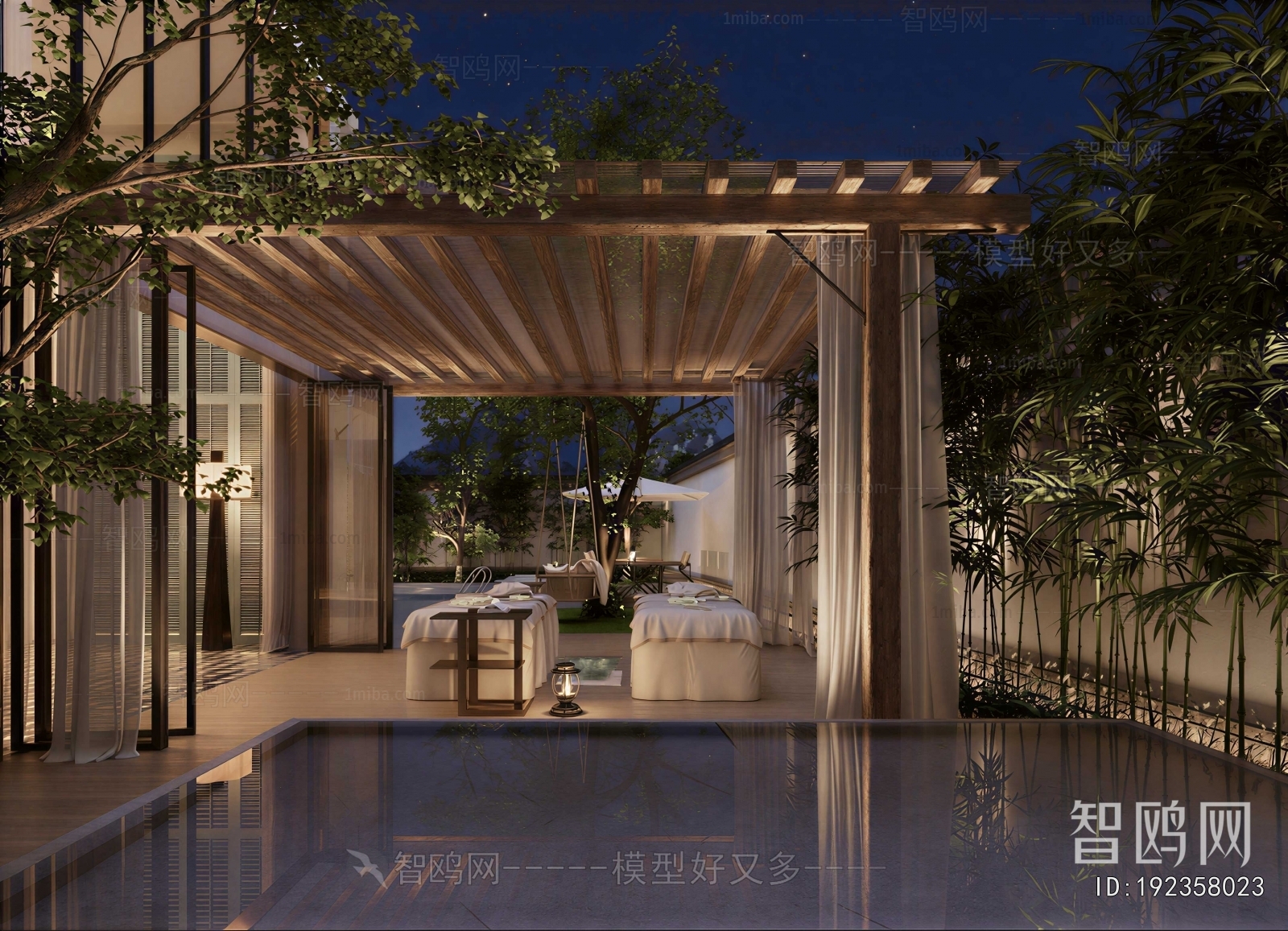 New Chinese Style Courtyard/landscape