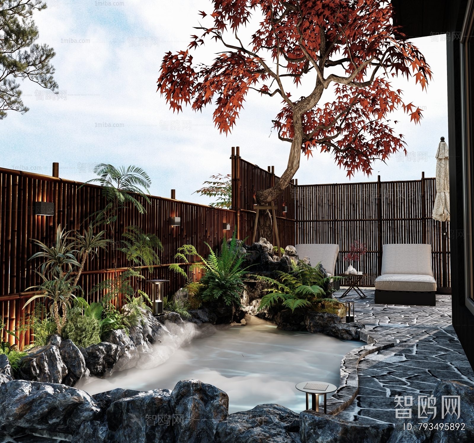 New Chinese Style Courtyard/landscape