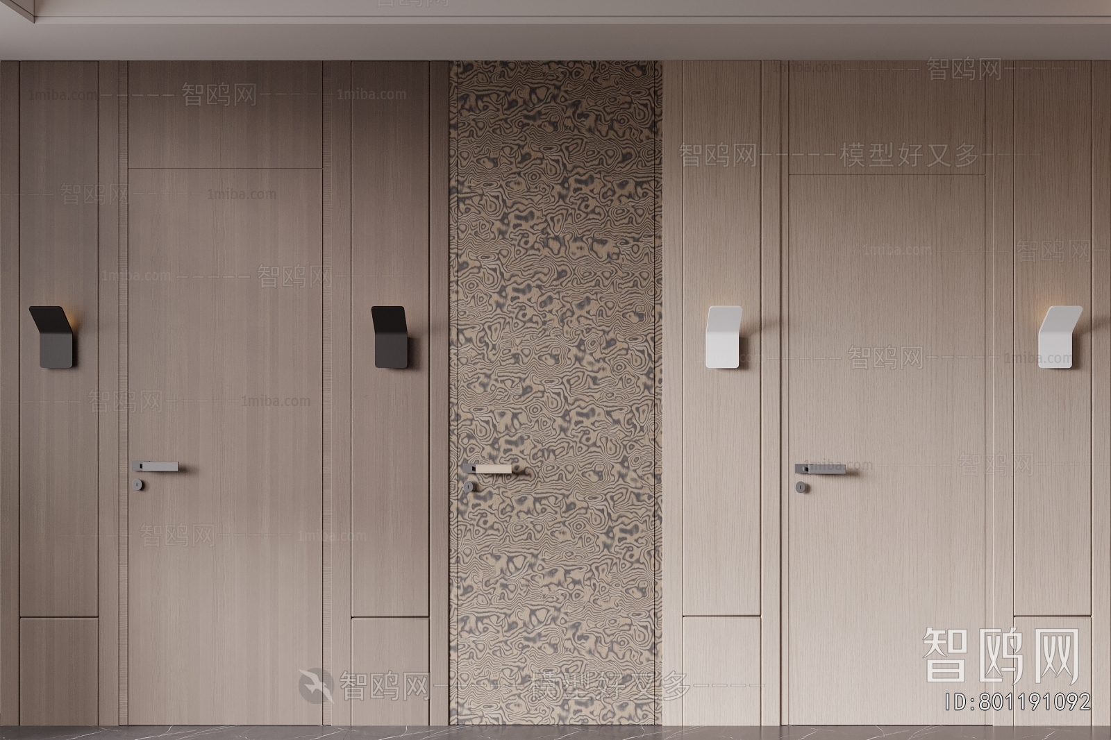 Modern Single Door