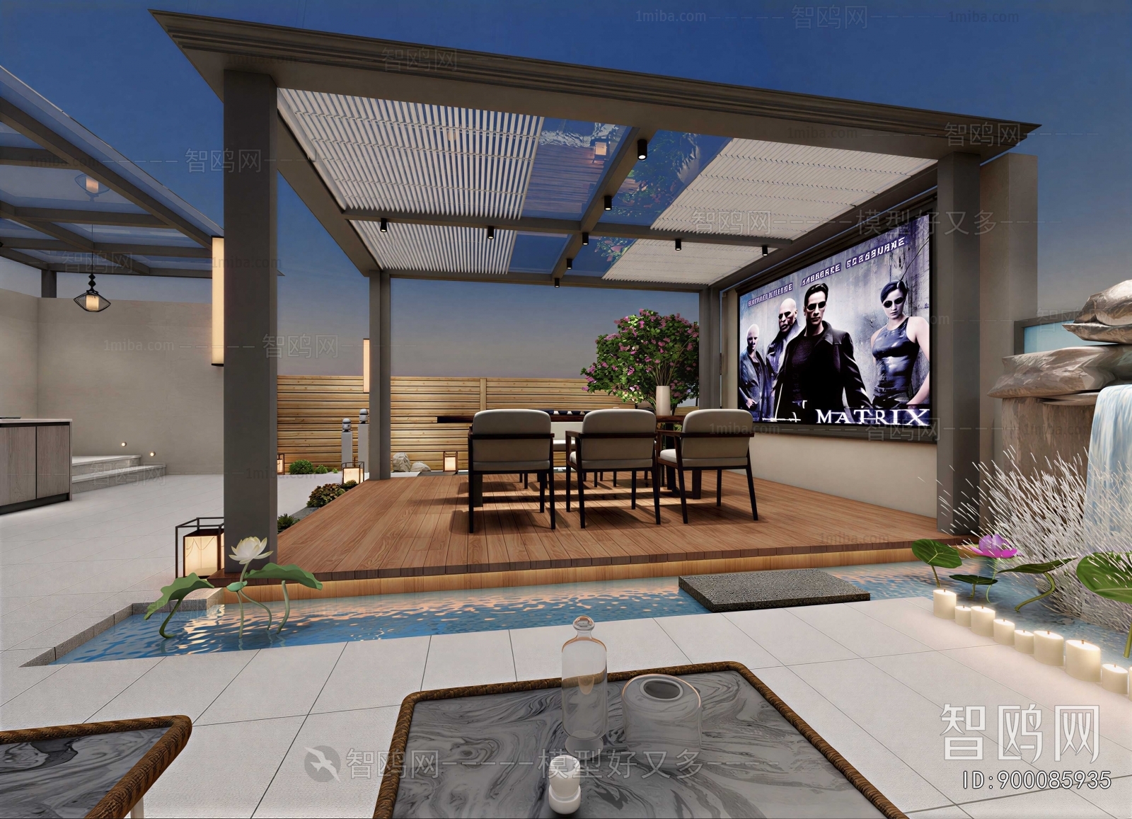 New Chinese Style Courtyard/landscape