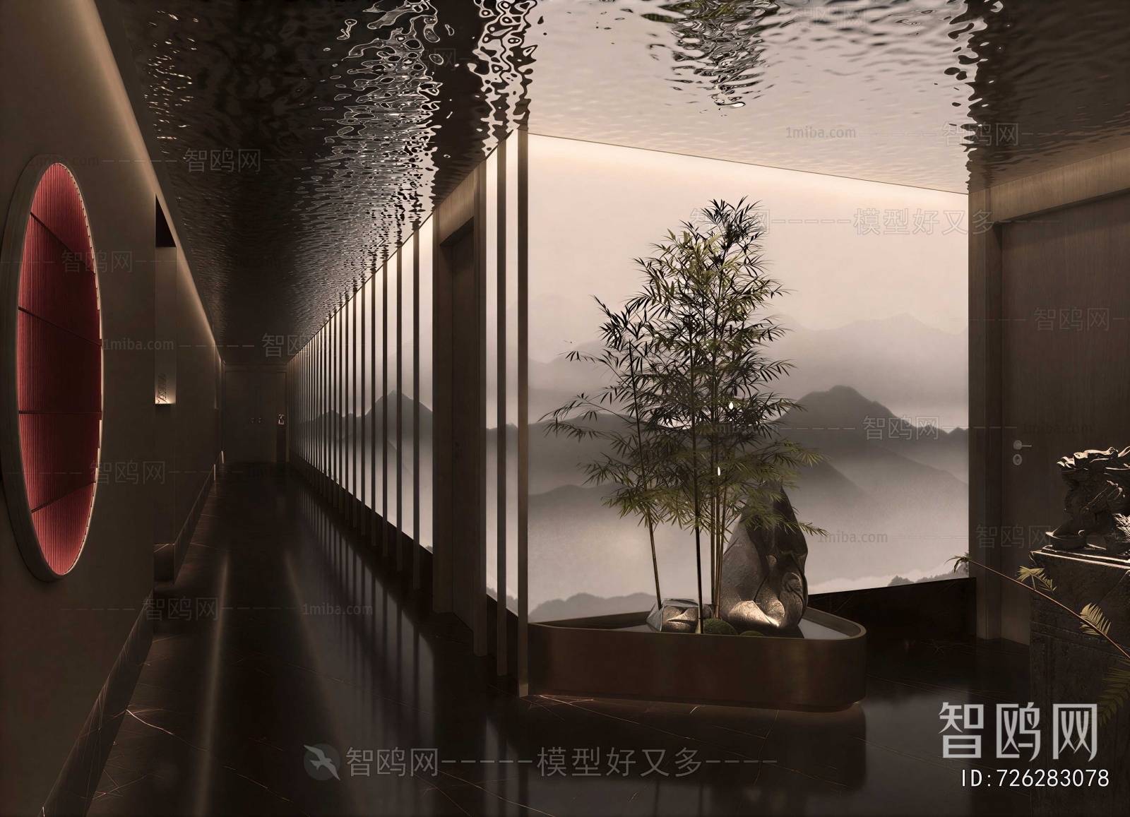 New Chinese Style Corridor