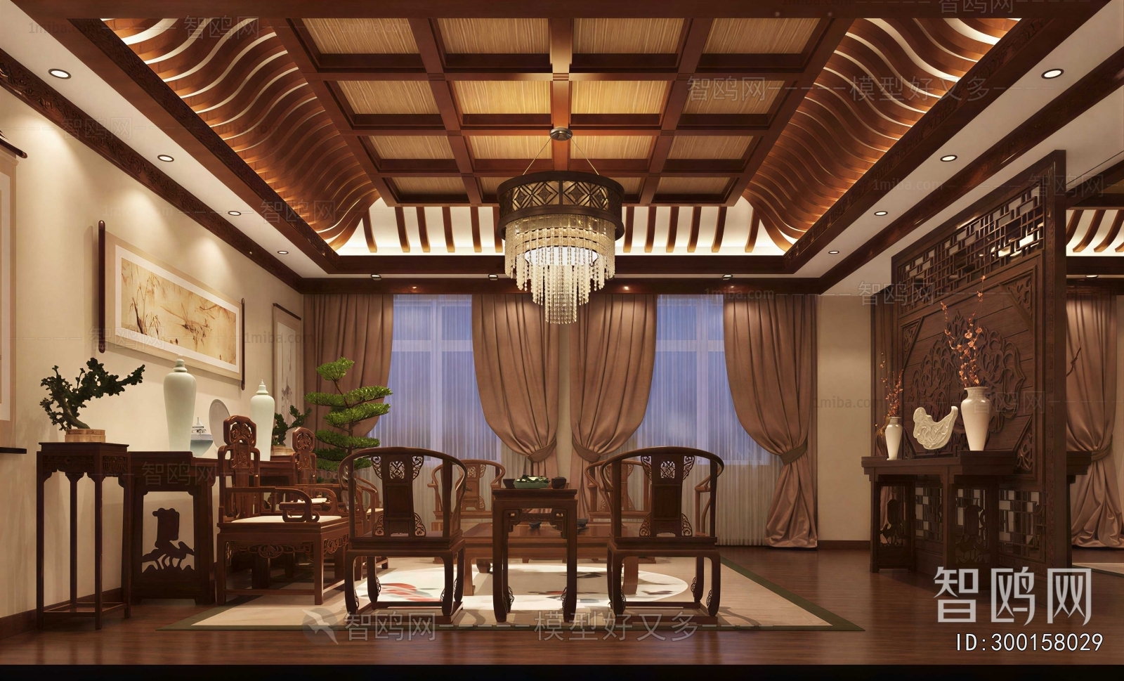 Chinese Style A Living Room