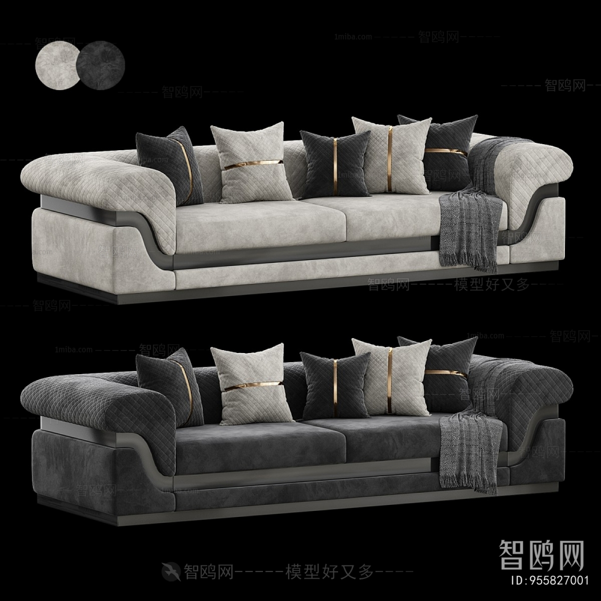 Modern Three-seat Sofa