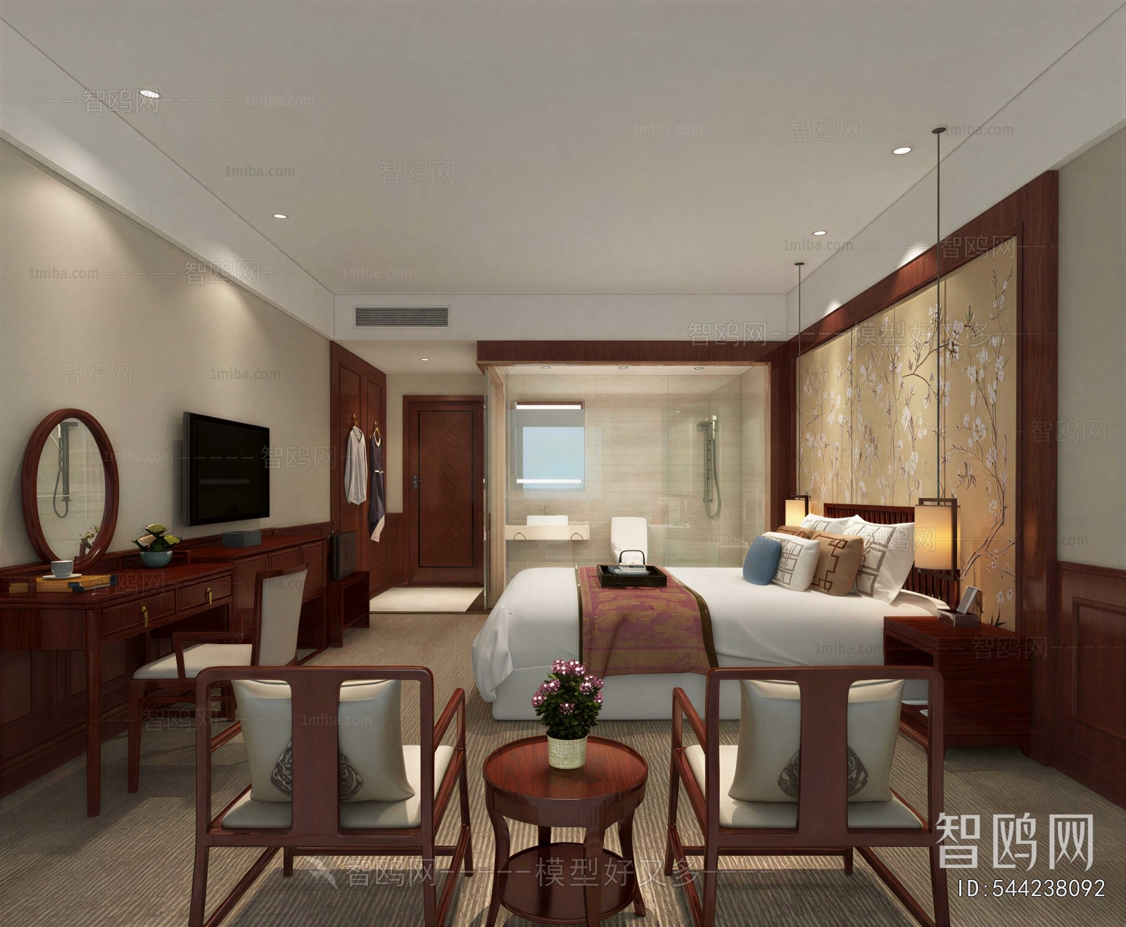 New Chinese Style Guest Room