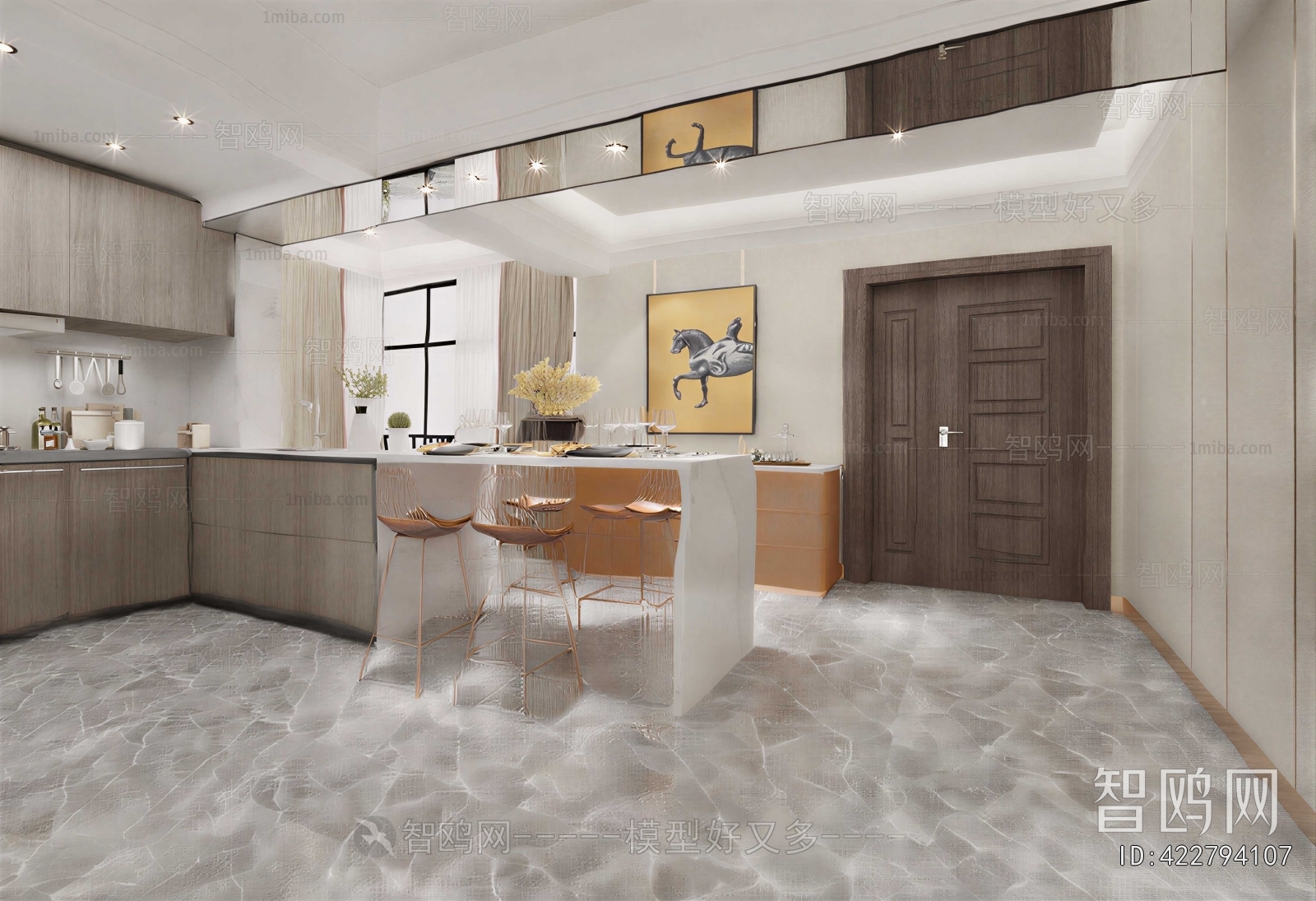 Modern Open Kitchen