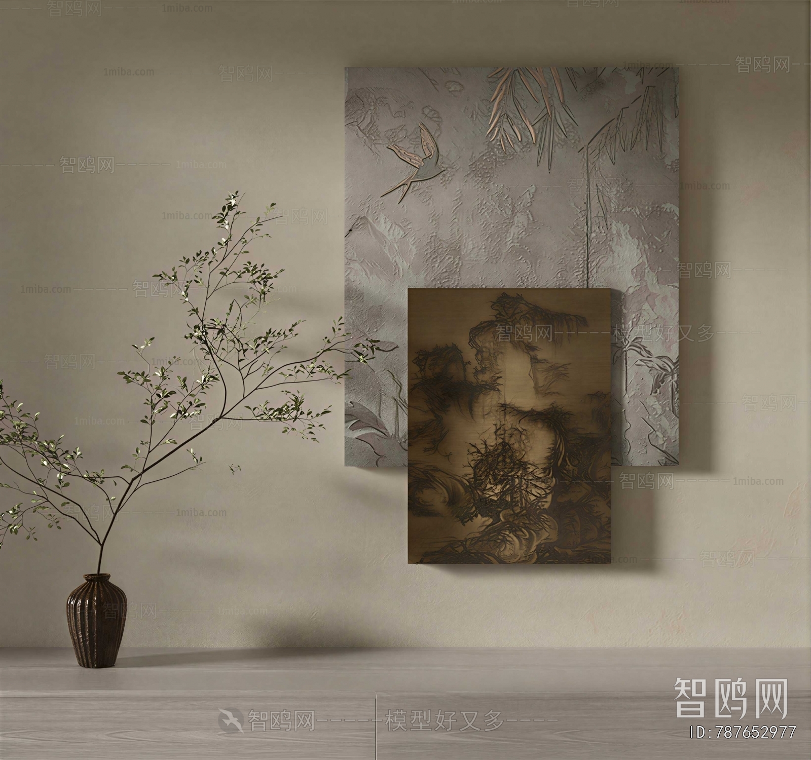 Wabi-sabi Style Painting