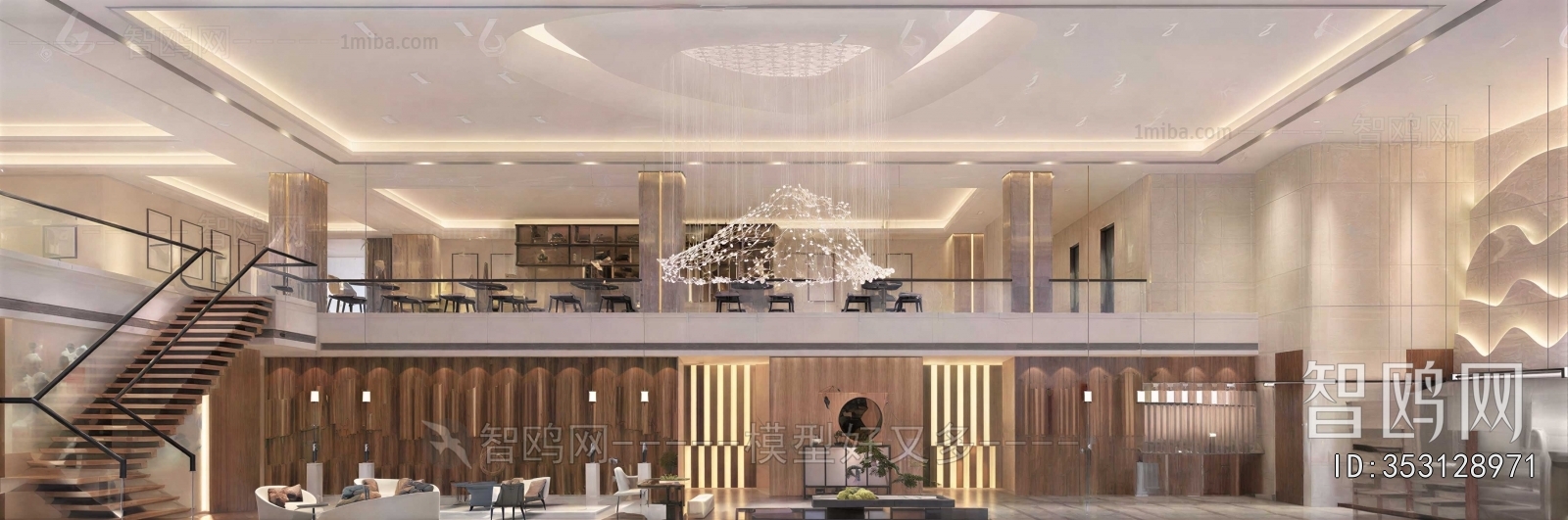 New Chinese Style Lobby Hall