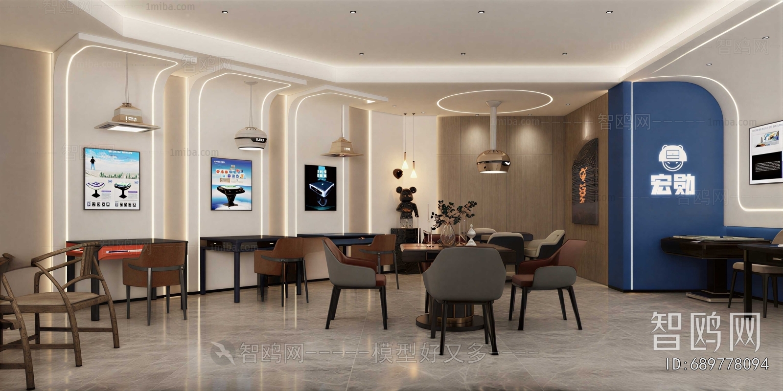 Modern Chess And Card Room