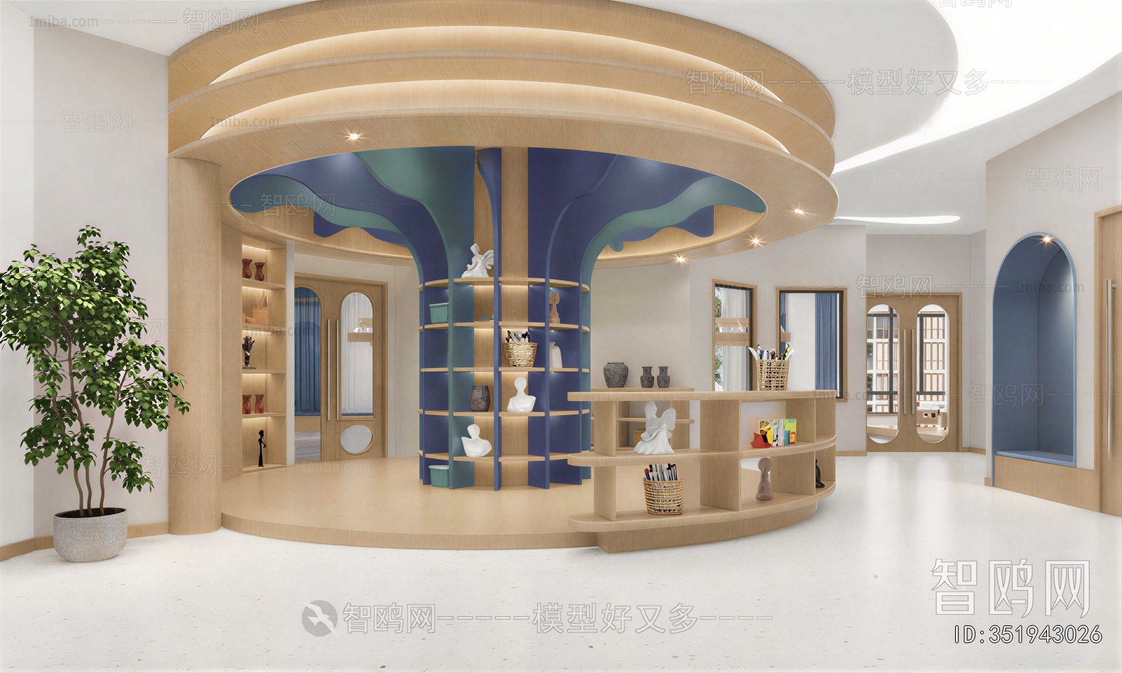 Modern Children's Room Activity Room