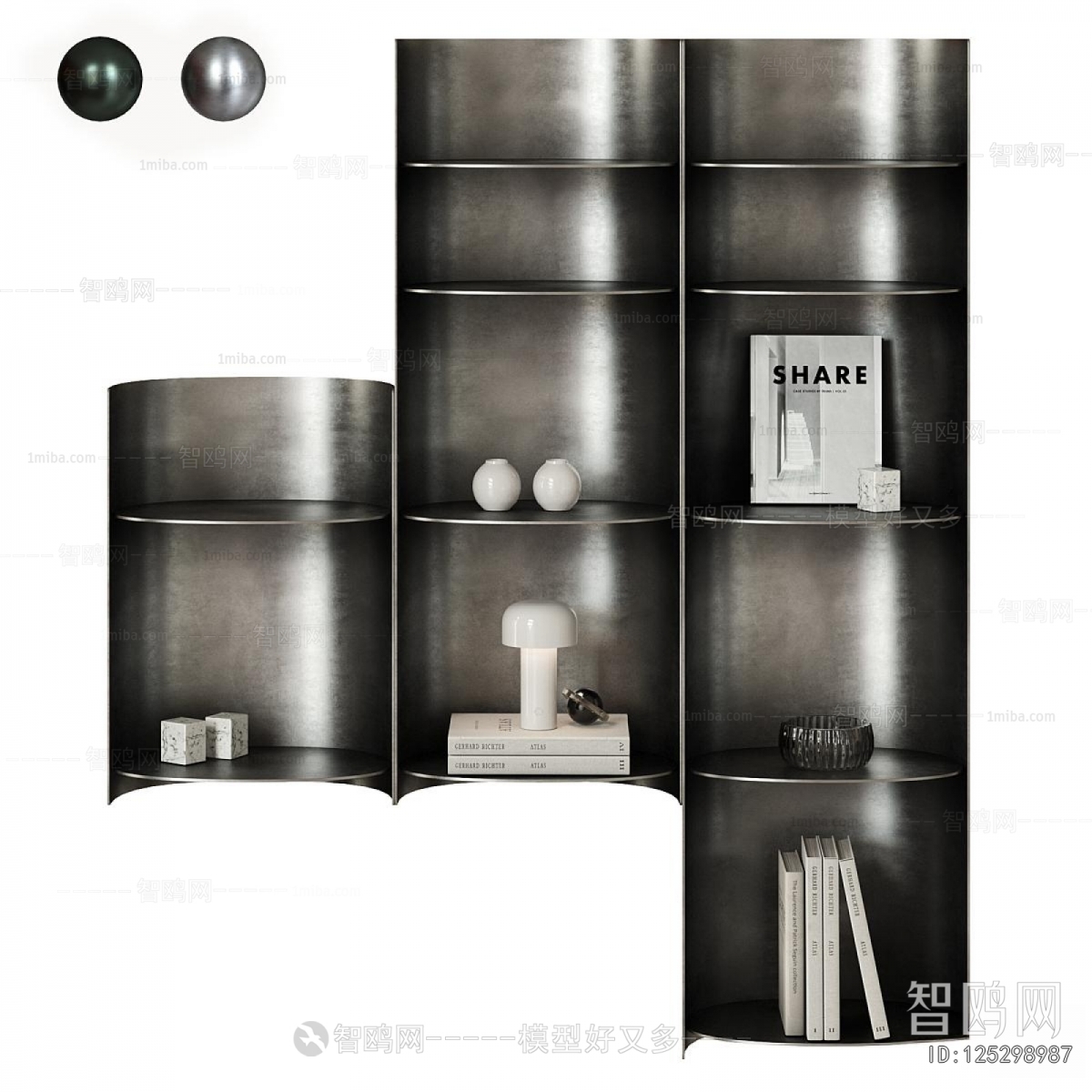 Wabi-sabi Style Bookshelf