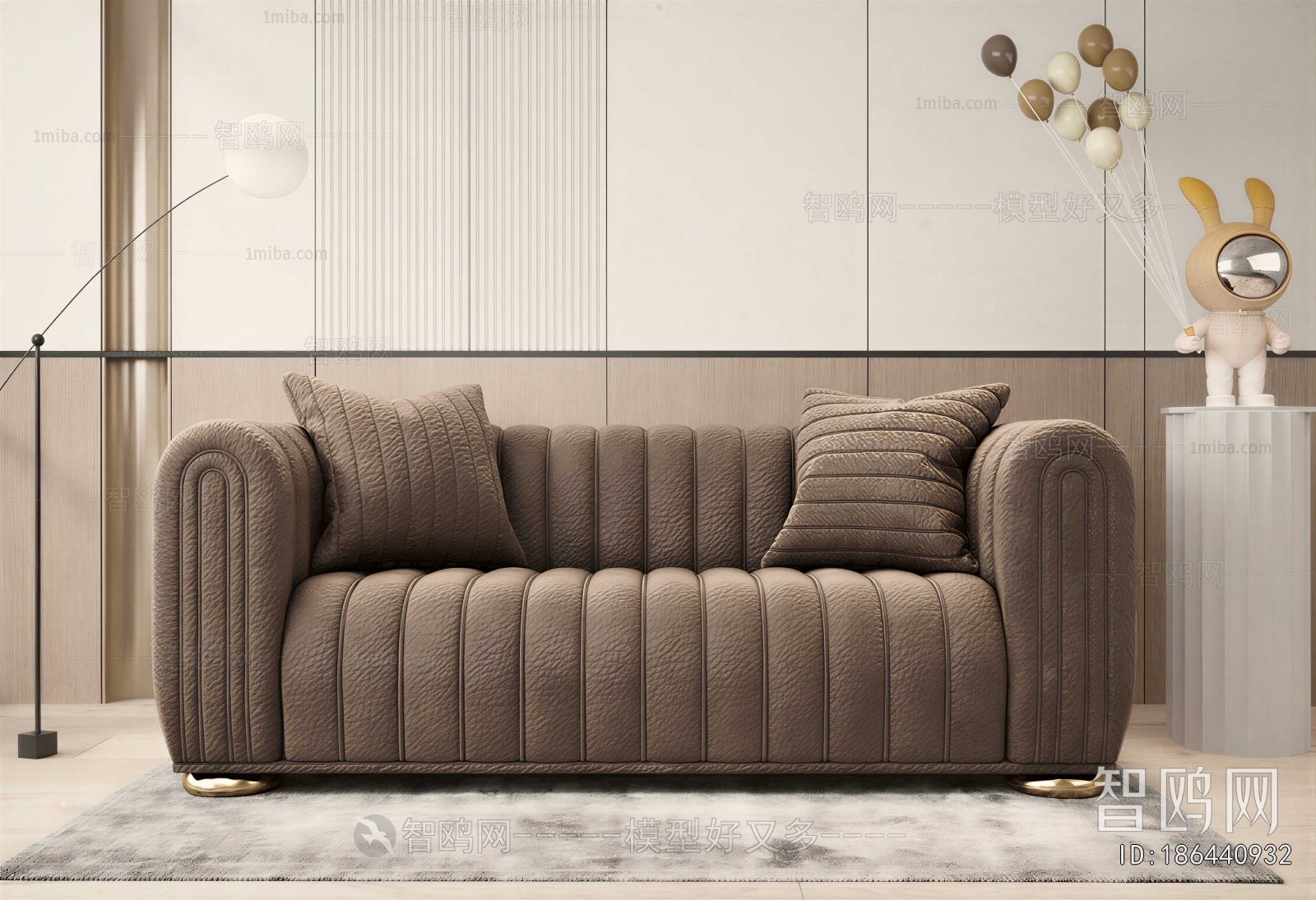 Modern Three-seat Sofa