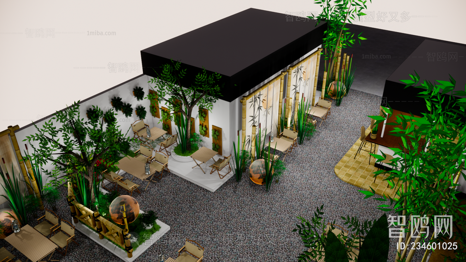 Modern Courtyard/landscape
