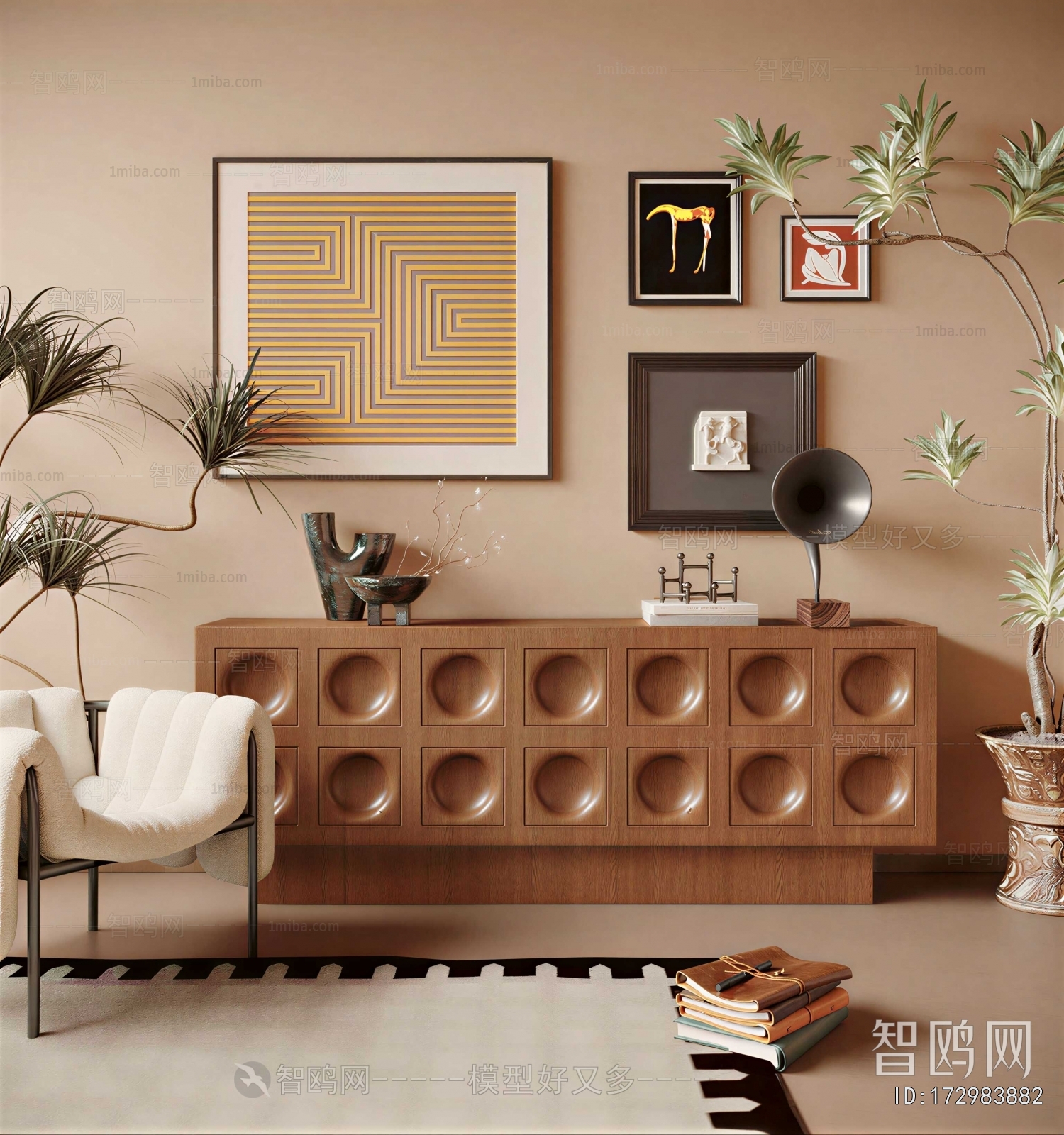 Modern Entrance Cabinet