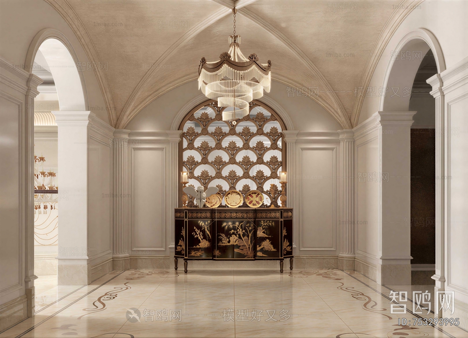 European Style Hallway